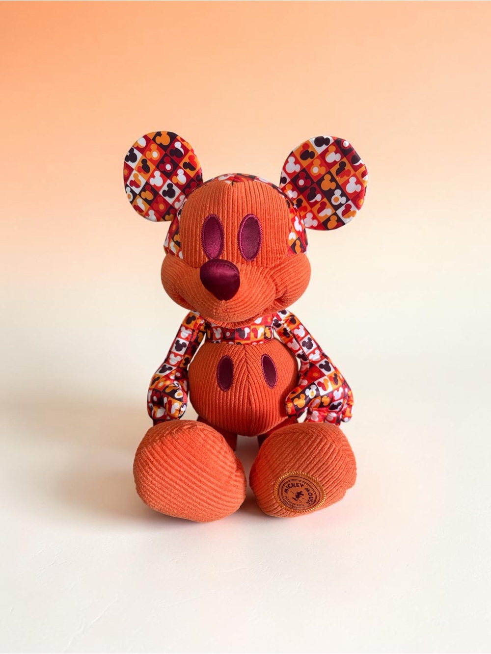 Disney Mickey Mouse Memories Plush Series 7/12 Limited Edition Orange
